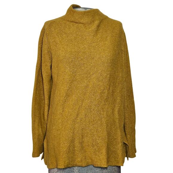 Mustard Yellow Wool Blend Sweater Size Medium - Picture 1 of 4